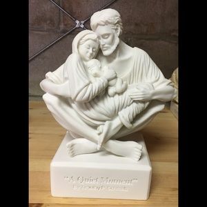 “A Quiet Moment” sculpture of Holy Family